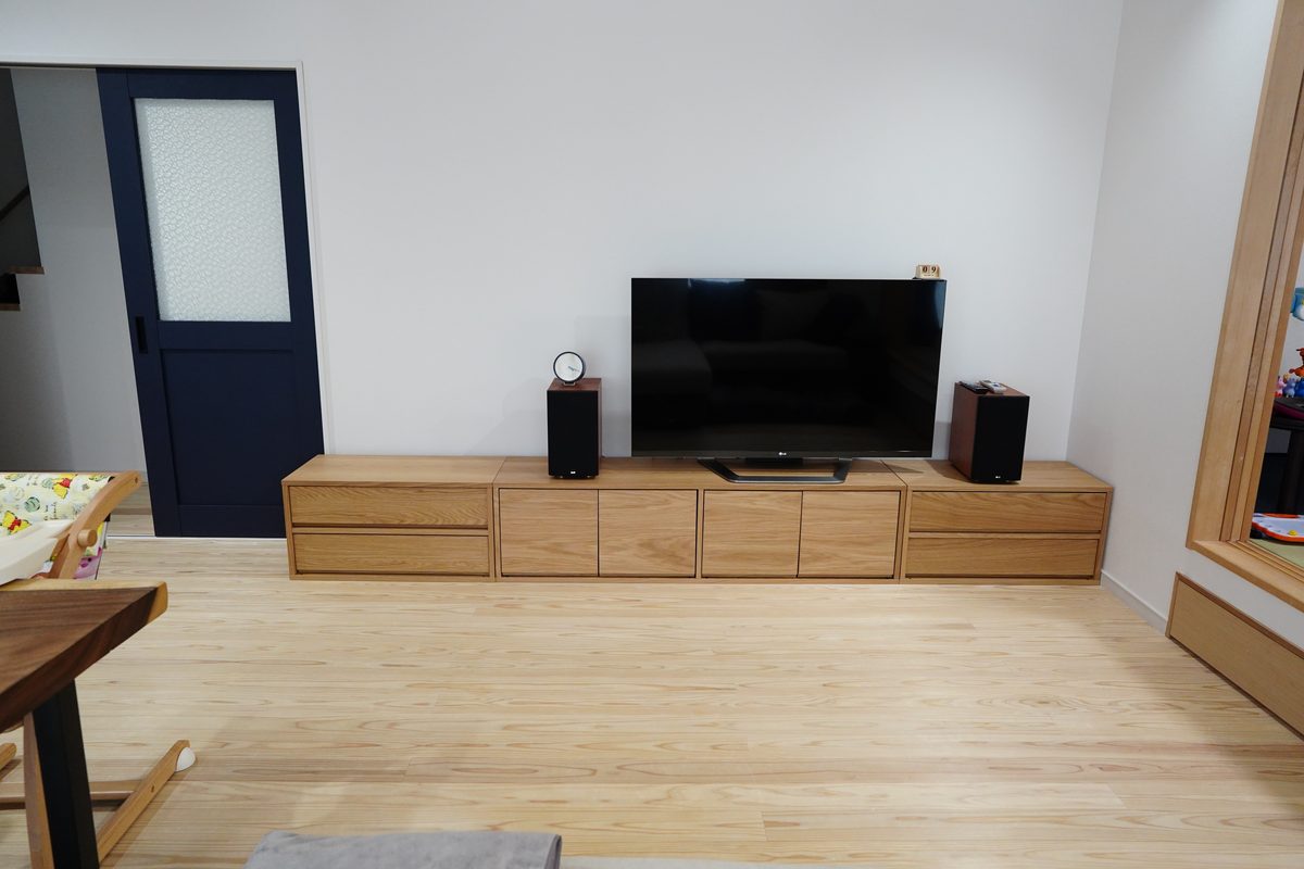新居に無印良品のテレビ台を購入したら最高でした | ユメオの新築