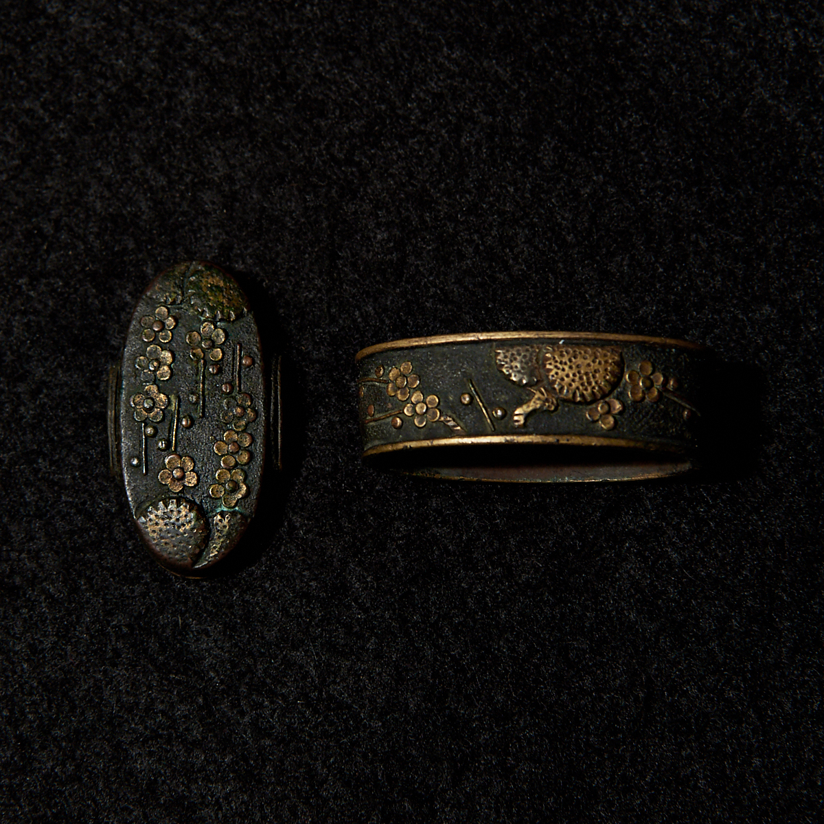 05-388 梅図 縁頭 | 日本刀専門店【勇進堂】オンラインストア