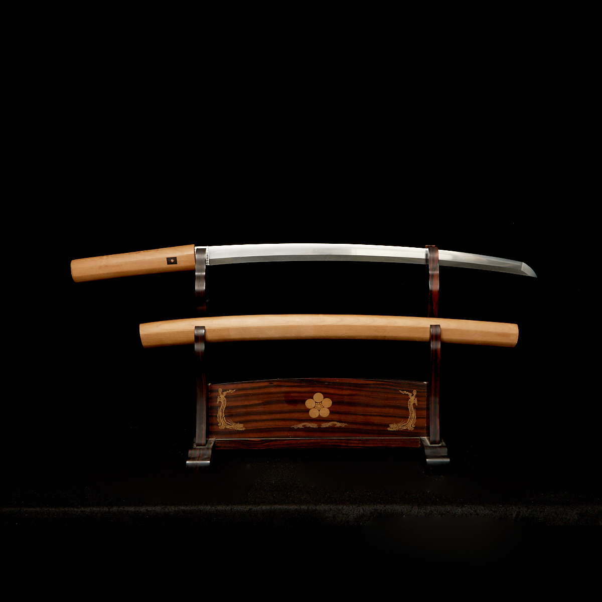 01-2066 山城国住藤原信吉 (白鞘) 脇差（日刀保・特別保存刀剣