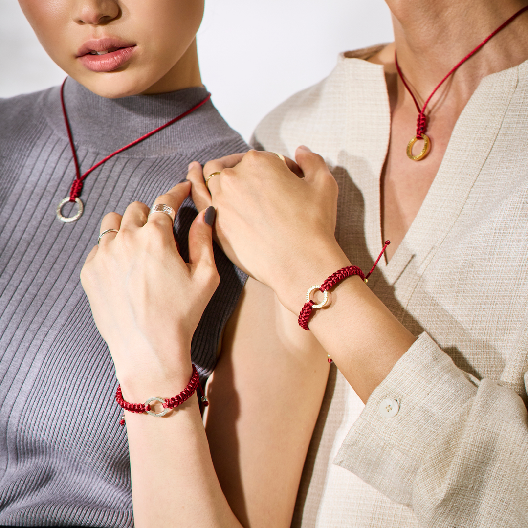 Bracelet -The SUN- Graceful Red ゴールド ブレスレット – yuzen-official