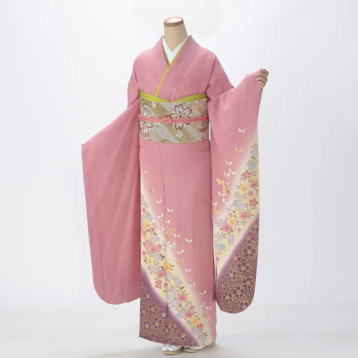 ピンク/オレンジの振袖【販売】｜【公式】京都きもの友禅オンライン