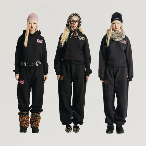 90 Logo Original Cropped Hoodie 【9090 girl】 – YZ