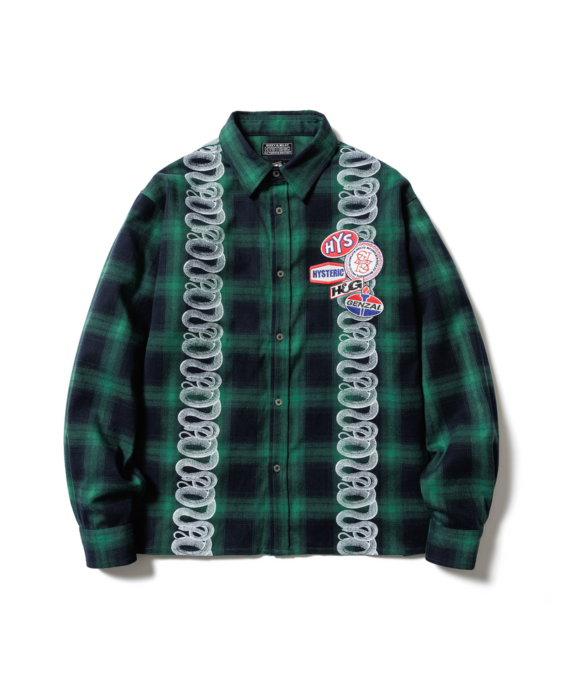 HYSTERIC GLAMOUR genzai SNAKE SHIRT – YZ