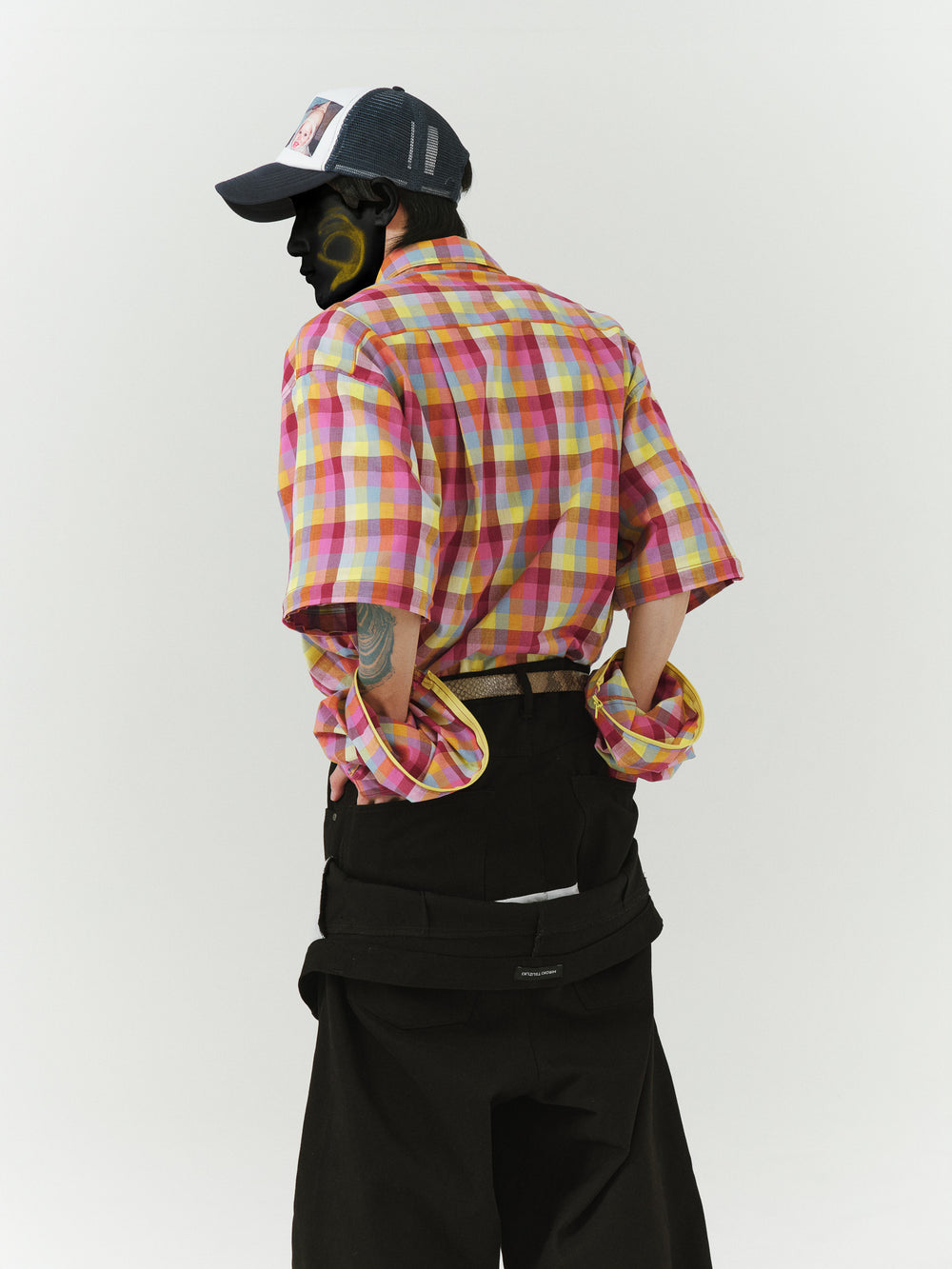 HIROKI TSUZUKI】DOUBLE WAIST TRACK PANTS DOUBLE WAIST PANTS – YZ