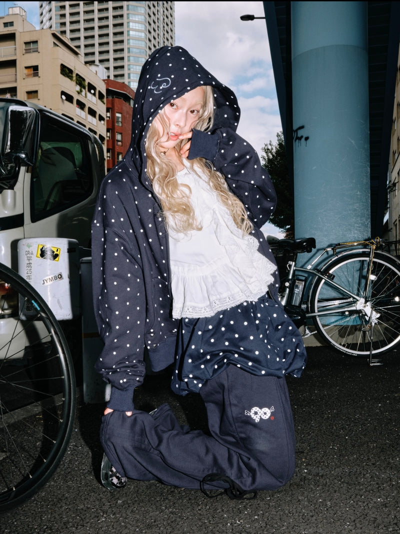 Angel Dot Zip Hoodie – YZ