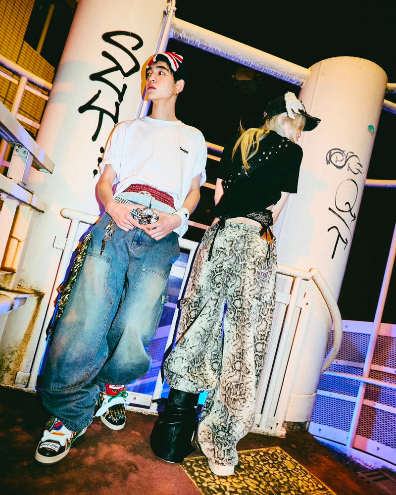 Double Knee Ballon Denim Pants – YZ