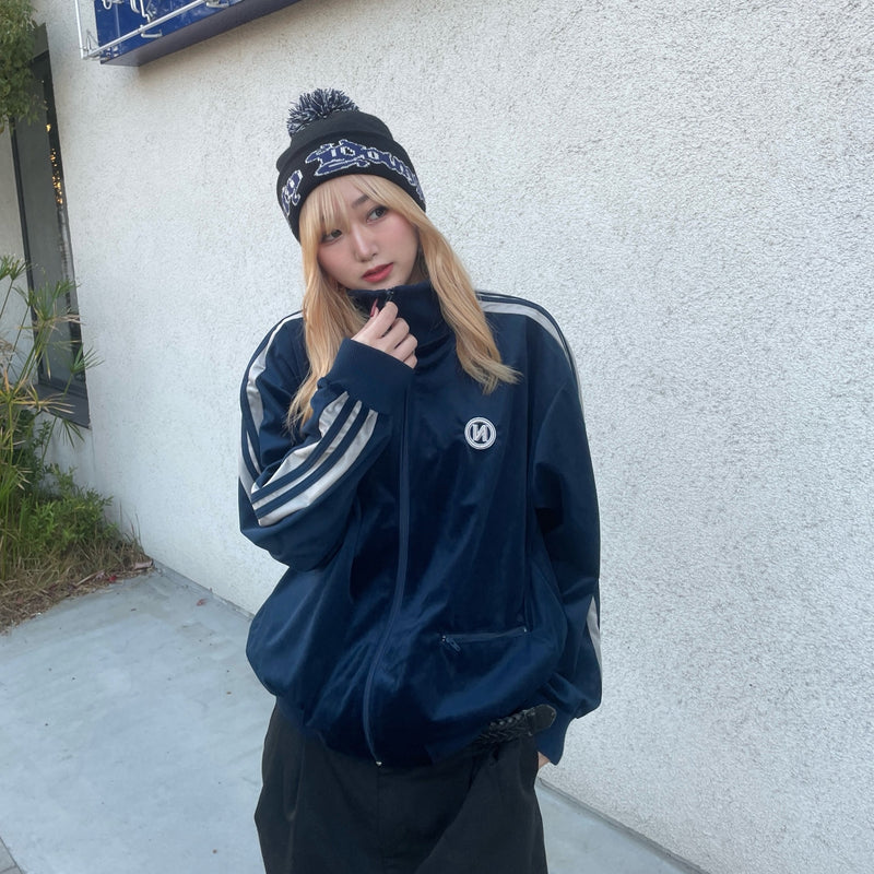 値下げ交渉〇 Nicole fur belt jacket NAVY 値下げ交渉〇 Nicole fur