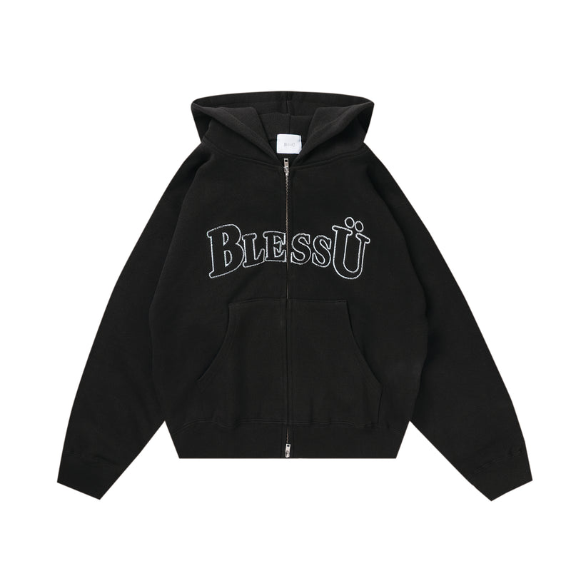 Bott OG Logo Zip Hoodie Navy Mサイズ BoTT（ボット） パーカー B