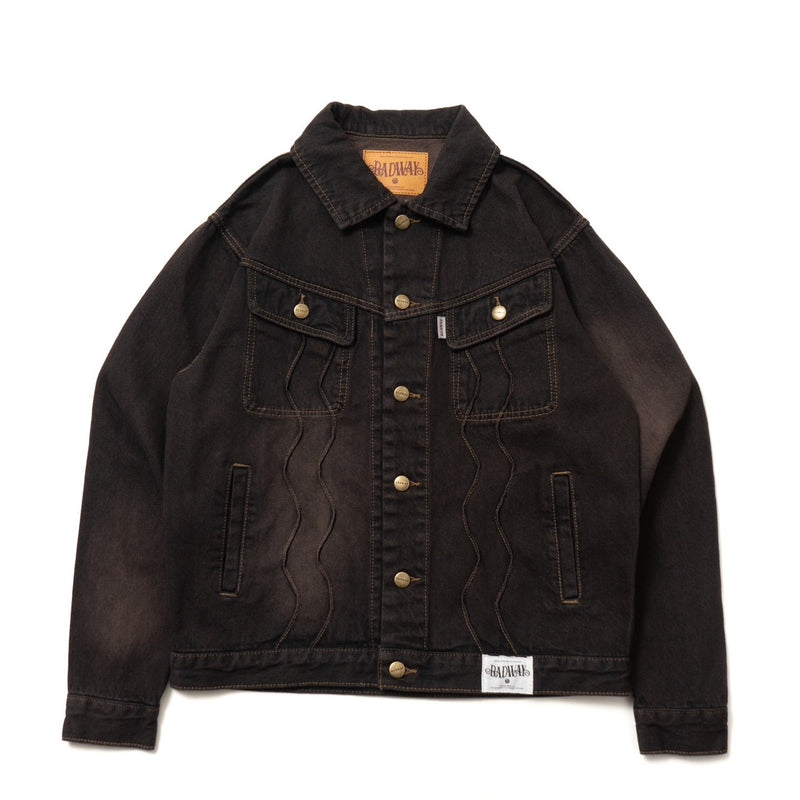 Wave classic overdye denim jacket – YZ