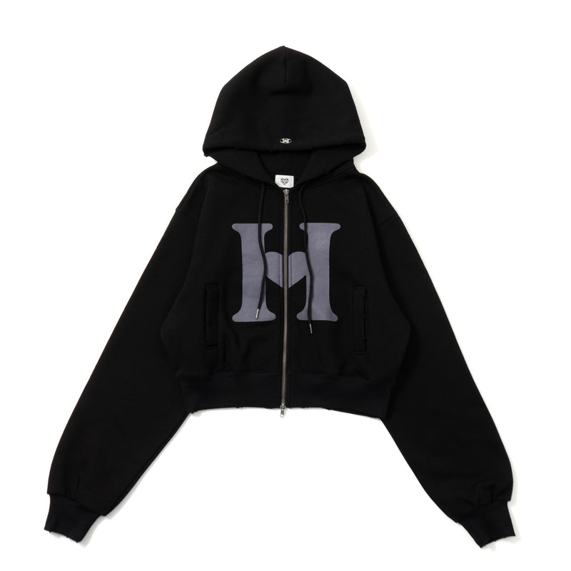 H logo zip hoodie – YZ