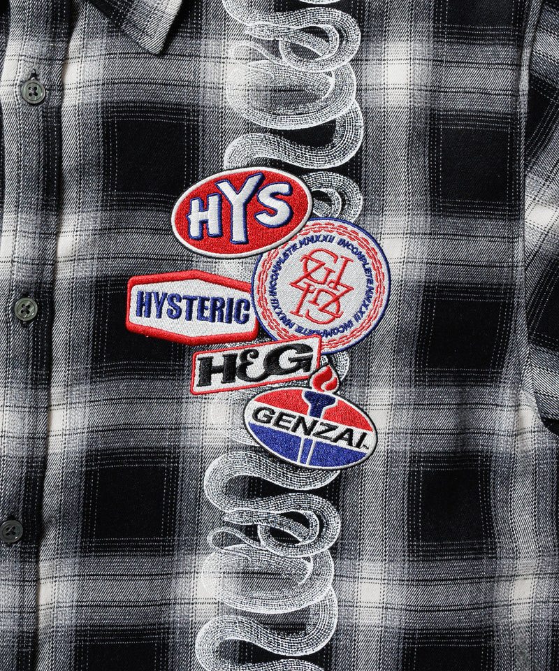 HYSTERIC GLAMOUR genzai SNAKE SHIRT – YZ