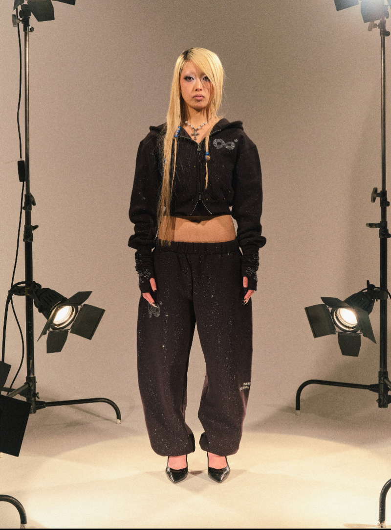 90 Logo Glitter Light Sweat Pants 【9090girl】 – YZ