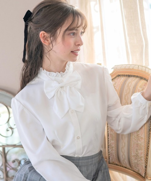 Catherine Cottage（キャサリンコテージ） ブラウス シャツ リボン付き