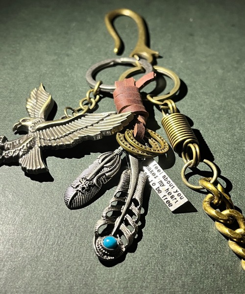 1004ST ウォレットチェーン イーグル 2way ウォレットチェーン