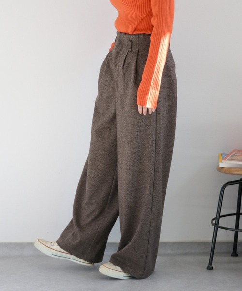 NEAT ワイドトラウザーズ ヴィンテージフォックスツイード サイズ48 9