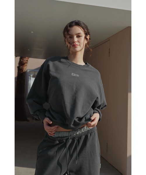 ALEXIA STAM（アリシアスタン） トレーナー スウェット Wellness