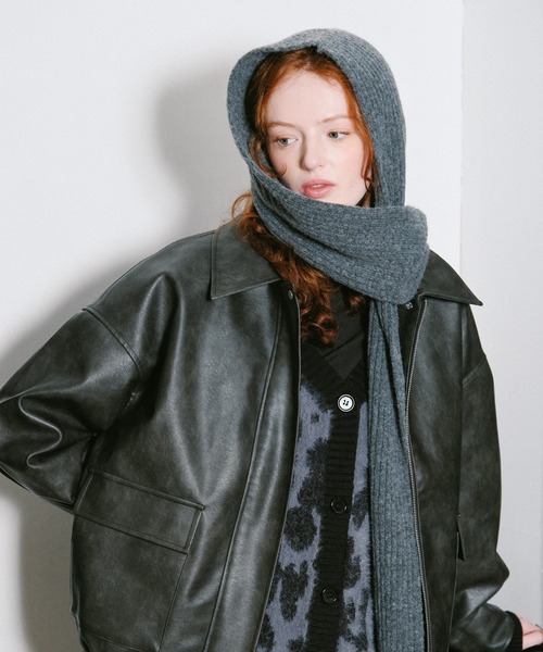 ALAND マフラー ストール 「UNISEX」ALAND／メランジフードマフラー