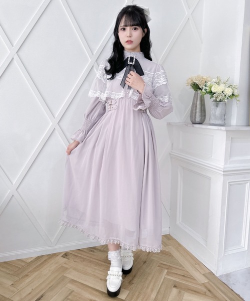 ROJITA（ロジータ） ワンピース 「新色追加」ケープマキシワンピース