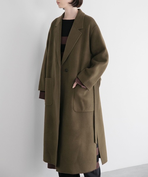 yuw」 チェスターコート FREE カーキ レディース : ZOZOTOWN Yahoo!店