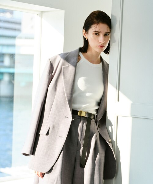 allureville（アルアバイル） ジャケット テーラードジャケット 平二重