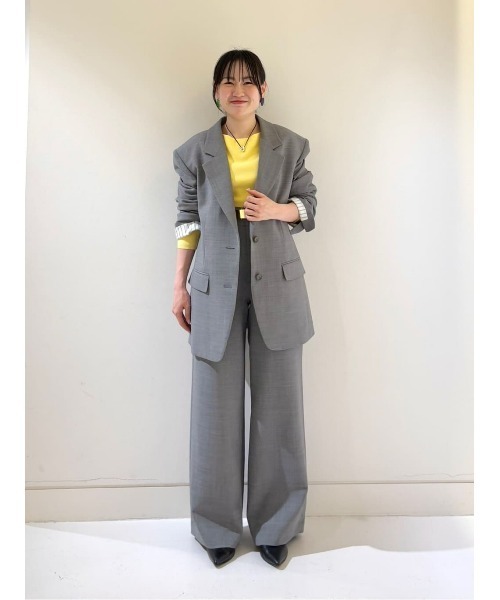 allureville（アルアバイル） ジャケット テーラードジャケット 平二重