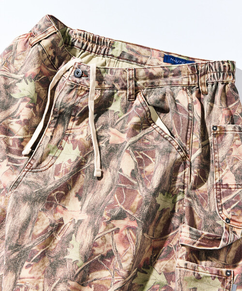 NAUTICA（ノーティカ） パンツ スーパーワイド カーブシルエット カモ
