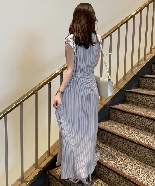 anuans（アニュアンス） ノースリーブワンピース FREE ホワイト