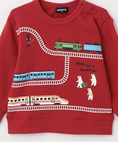 kladskap（クレードスコープ） トレーナー 電車トレーナー キッズ 子供