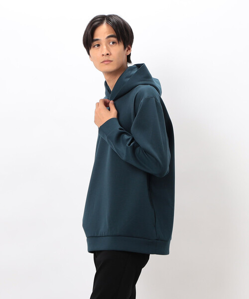 COMME CA ISM（コムサイズム） パーカー ダンボールニット フード
