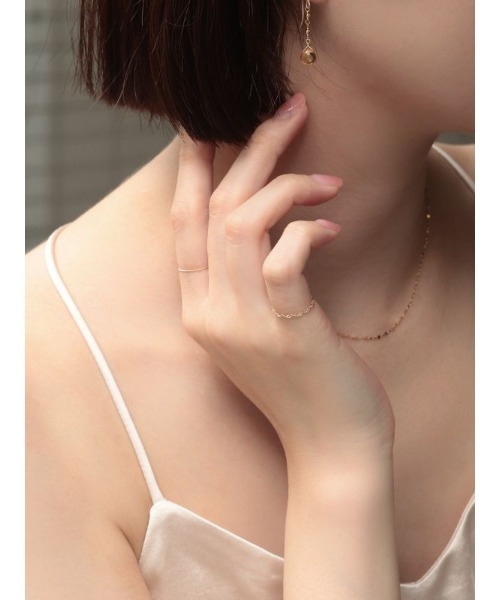 NOIR DE POUPEE（ノワールドプーペ） 指輪 リング K10 スクリュー