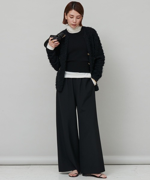 Curensology（カレンソロジー） スラックス パンツ /「C.S.G」ウール