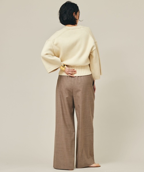 Curensology（カレンソロジー） スラックス パンツ /「C.S.G」ウール