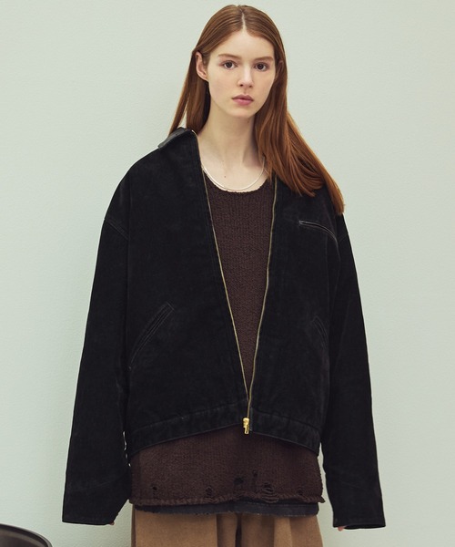 ASTRONOMY デニムジャケット gジャン OPENING ACT/ベロアデニムワーク