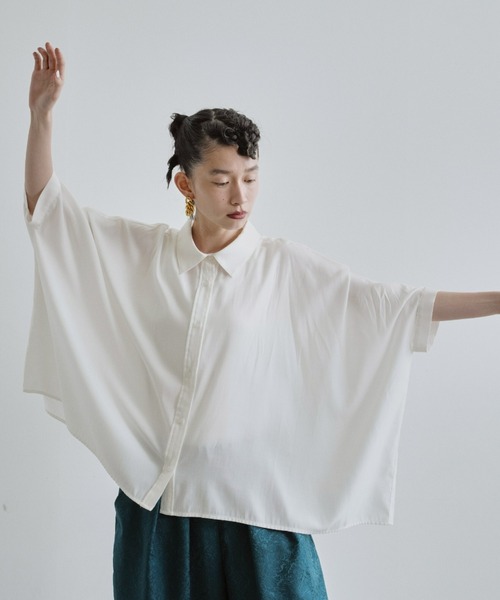 manana suerte（マニャーナスエルテ） シャツ ブラウス ポンチョシャツ