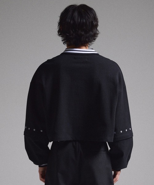 GRANCY ポロシャツ 「GRANCY」Ziplayered Wideshort Poloshirt