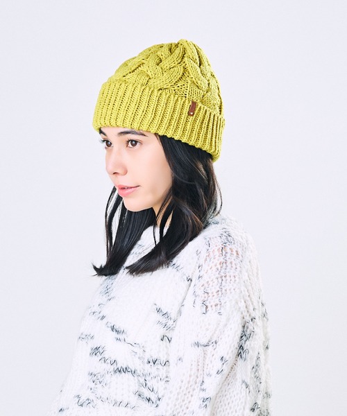 CA4LA（カシラ） ニット帽 ニットキャップ CABLE TURN 6 メンズ