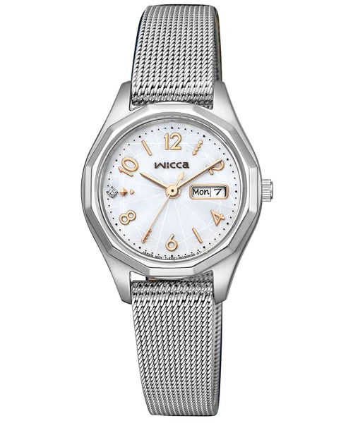 wicca（ウィッカ） 腕時計 ソーラーテック デイ＆デイトモデル