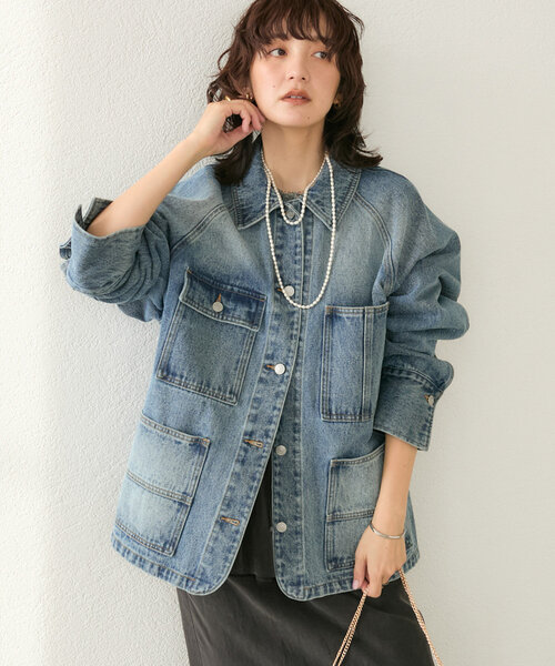 RIVE DROITE（リヴドロワ） デニムジャケット gジャン 「MONN.:.（モン