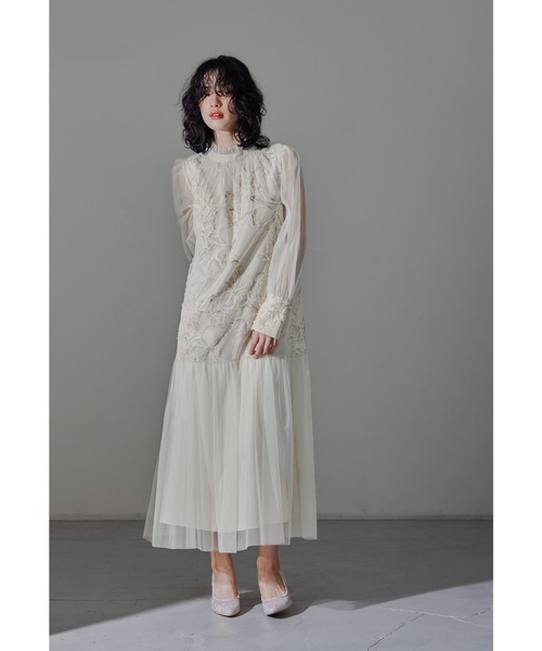 niana（ニアナ） ドレス フェザーフラワーチュールドレス 結婚式