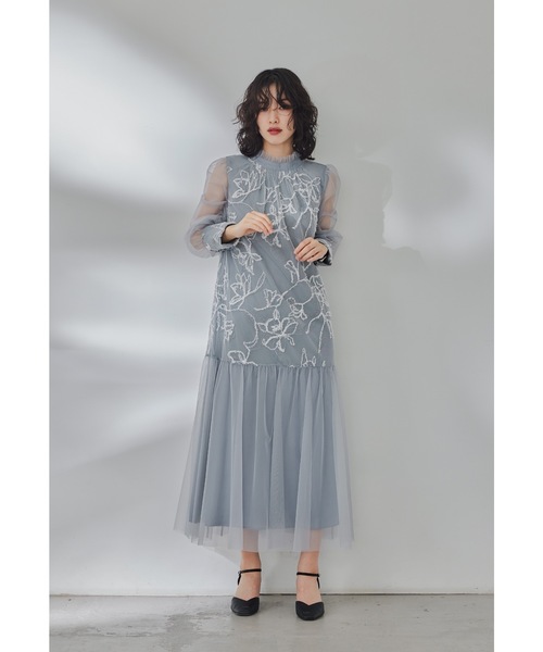 niana（ニアナ） ドレス フェザーフラワーチュールドレス 結婚式