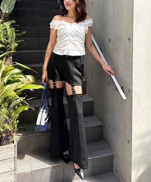 SPIRALGIRL（スパイラルガール） パンツ ガーターベルトパンツ