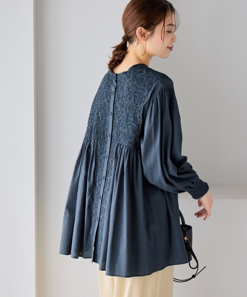 studio CLIP（スタディオクリップ） ブラウス シャツ ダブルフロント