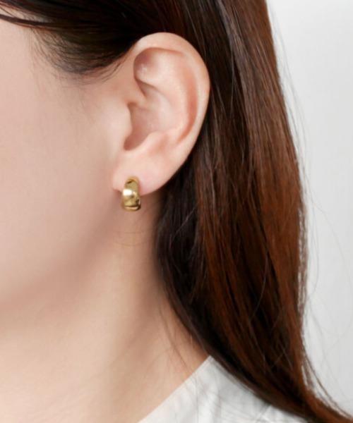 VENDOME AOYAMA（ヴァンドーム青山） ピアス K18YG フープピアス（中