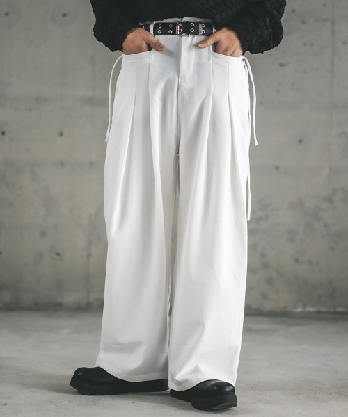 Shoowtime（ショウタイム） スラックス ルーズフィットワイドドレープ