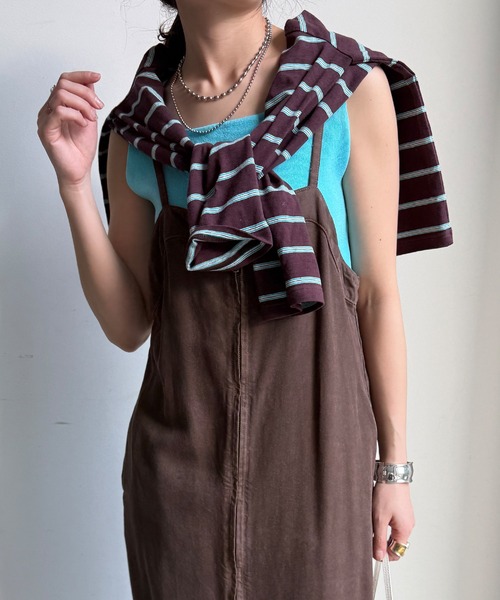 DouDou（ドゥドゥ） ワンピース リヨセルデニムジャンスカ : ZOZOTOWN