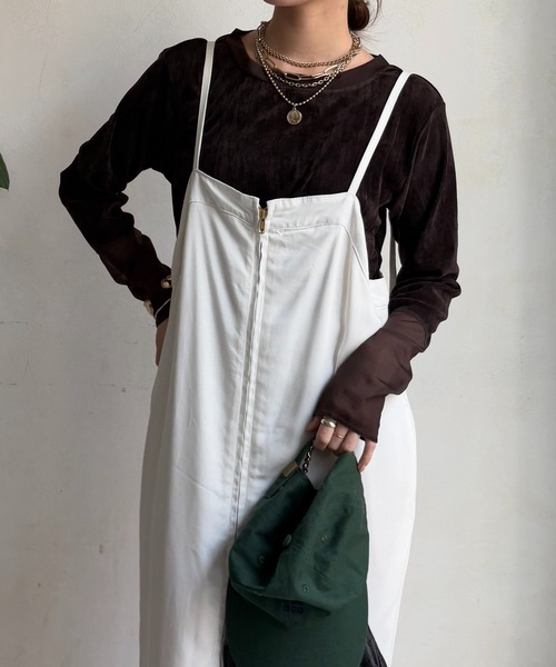 DouDou（ドゥドゥ） ワンピース リヨセルデニムジャンスカ : ZOZOTOWN