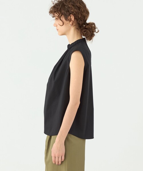 TOMORROWLAND collection ブラウス シャツ ストレッチブロード