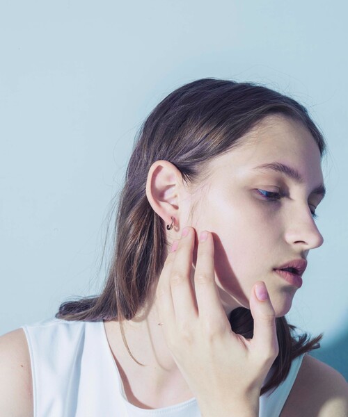 ete（エテ） ピアス パール ツイスト フープピアス レディース