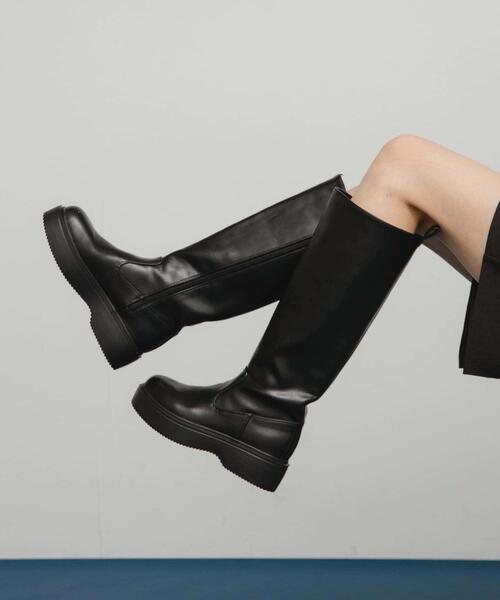 KBF（ケービーエフ） ブーツ プラットフォームロングブーツ レディース