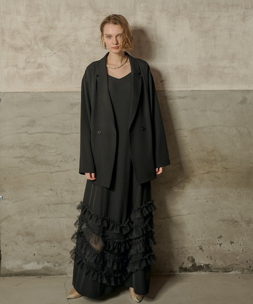 et.UNiVER ドレス Transparent hem setup dress : ZOZOTOWN Yahoo!店